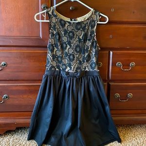 Black formal dress